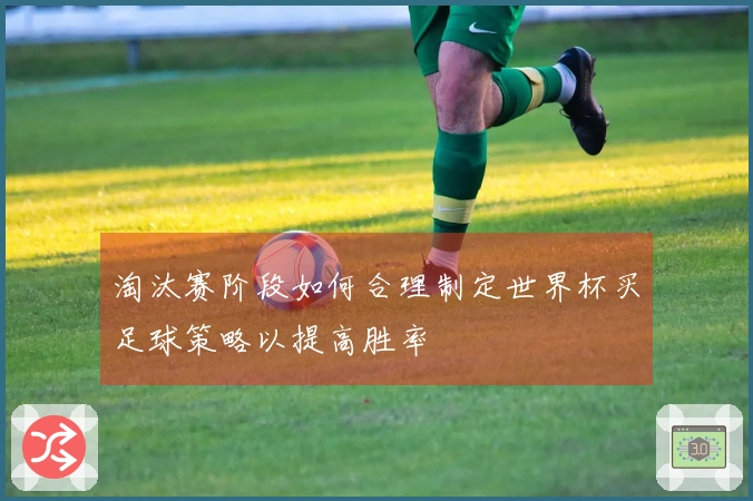 淘汰赛阶段如何合理制定世界杯买足球策略以提高胜率